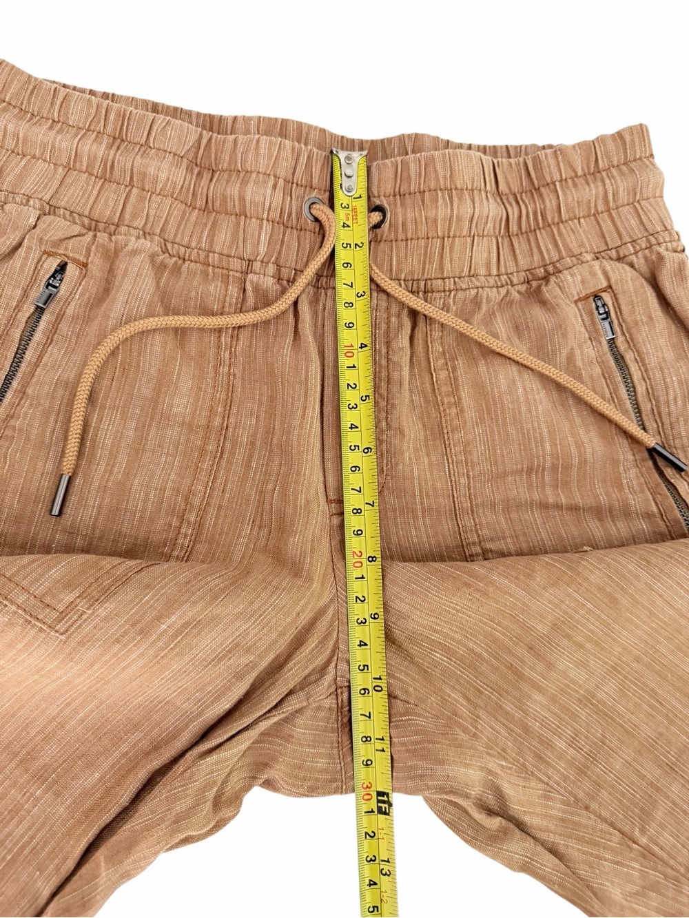 ATHLETA Cabo Linen Textured Wide Leg Pants Terracotta Resort size 4 - Picture 11 of 13